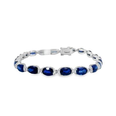 Blue Sapphire Bracelet #1